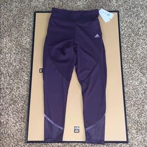 Noble Purple Adidas Leggings